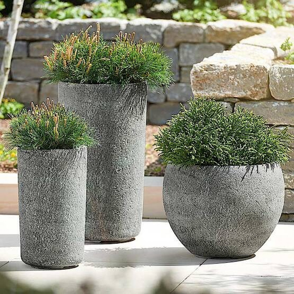 Cylindrical Fibreglass Planter - Image 2